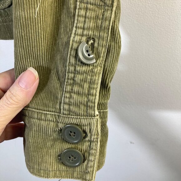 Womens Vintage Aeropostale Corduroy Jacket Green M - Picture 7 of 7